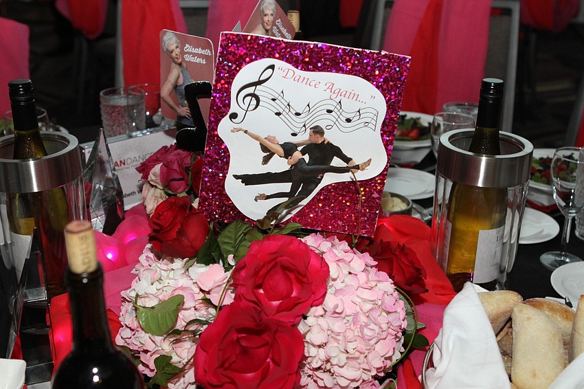 Each champion's supporters had table-specific decor.