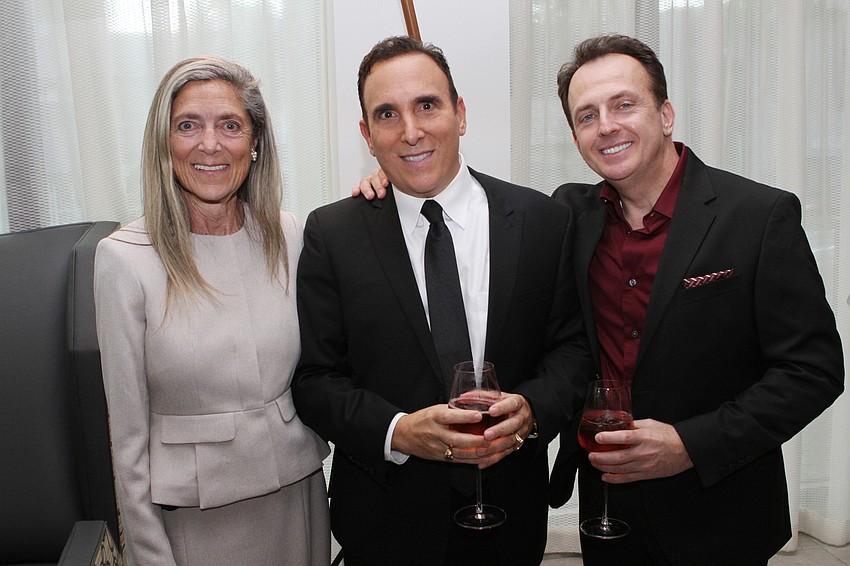 Rabbi Anne Feibelman, Brian Lipton and Joseph Gianguzzo