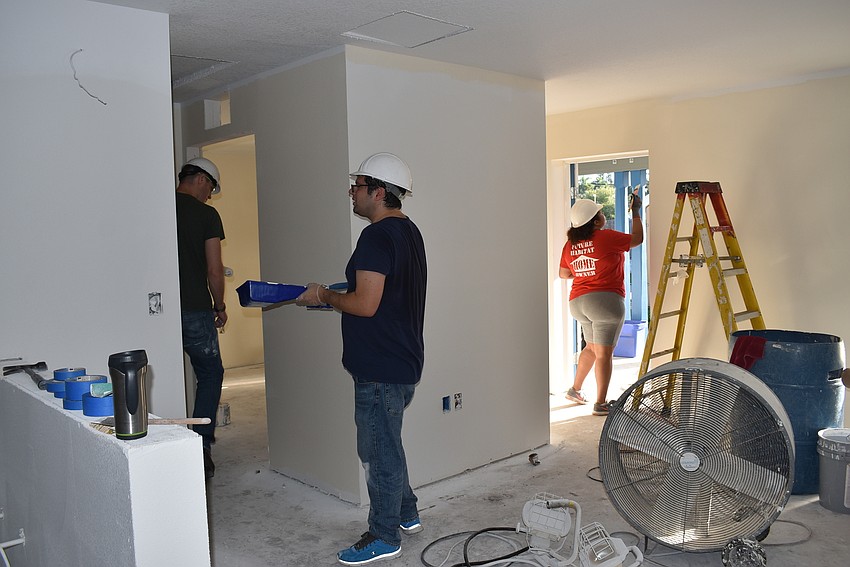 Brent Campbell, Michael Bodnyk and Robin Chacon focus on different areas.