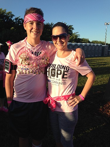 Shane Gaines and Raylene Gaines have been driving forces the Building Hope with Pink Pride team.