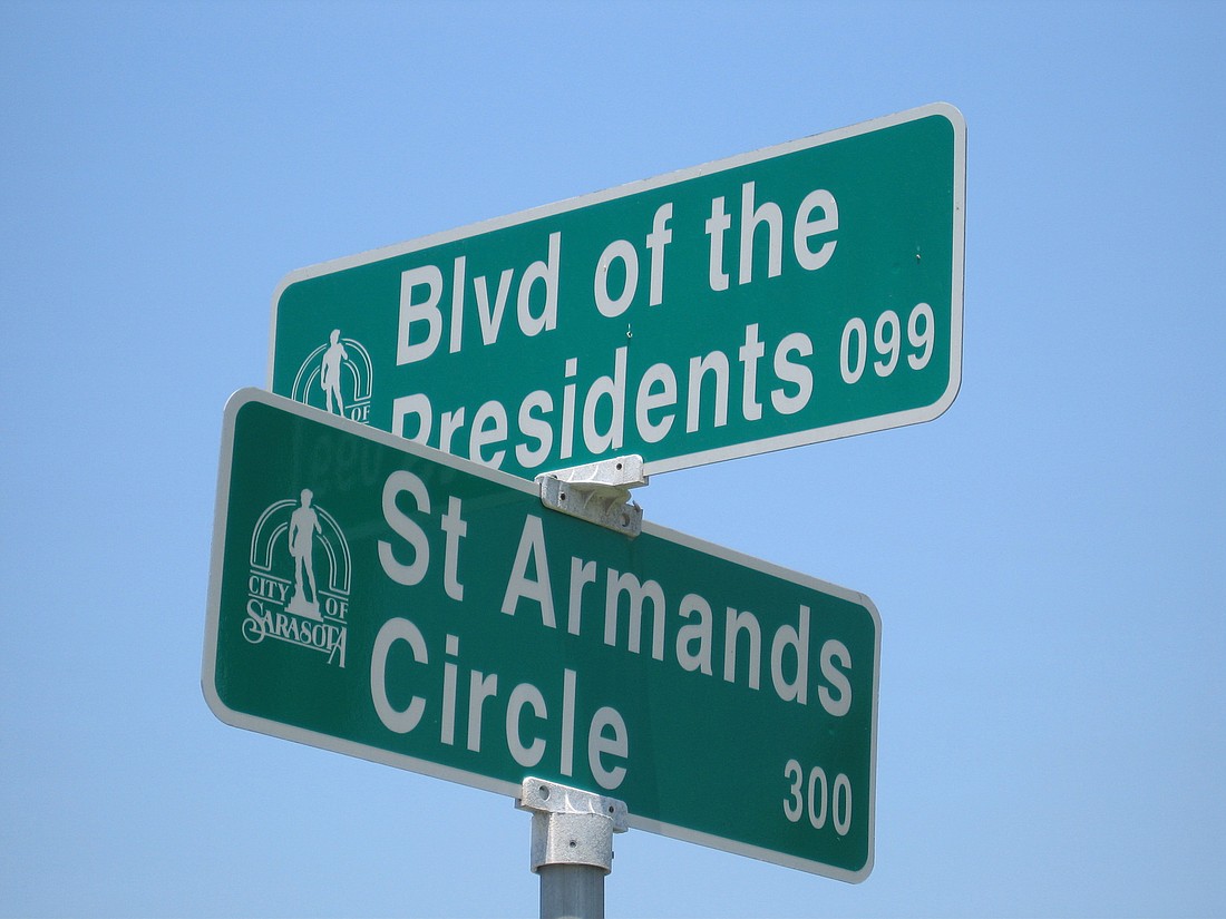 St. Armands Cirlce is home to several restaurants and stores.