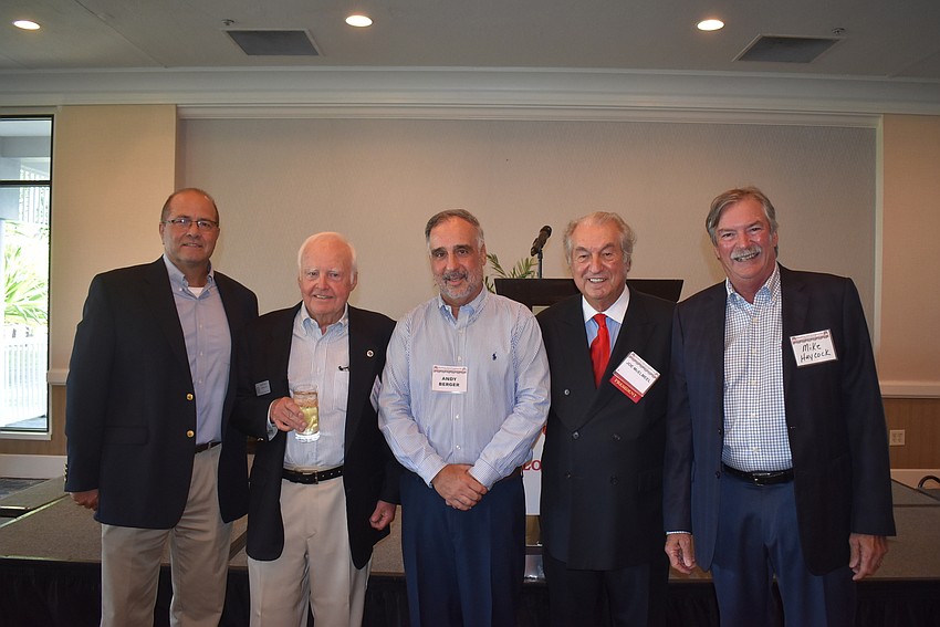 Tom Harmer, Jack Daly, Andy Berger, Joe McElmeel and Mike Haycock.