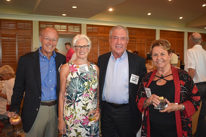 Bill and Karen Wiltsie with Bill Rex and Carol Peschel.