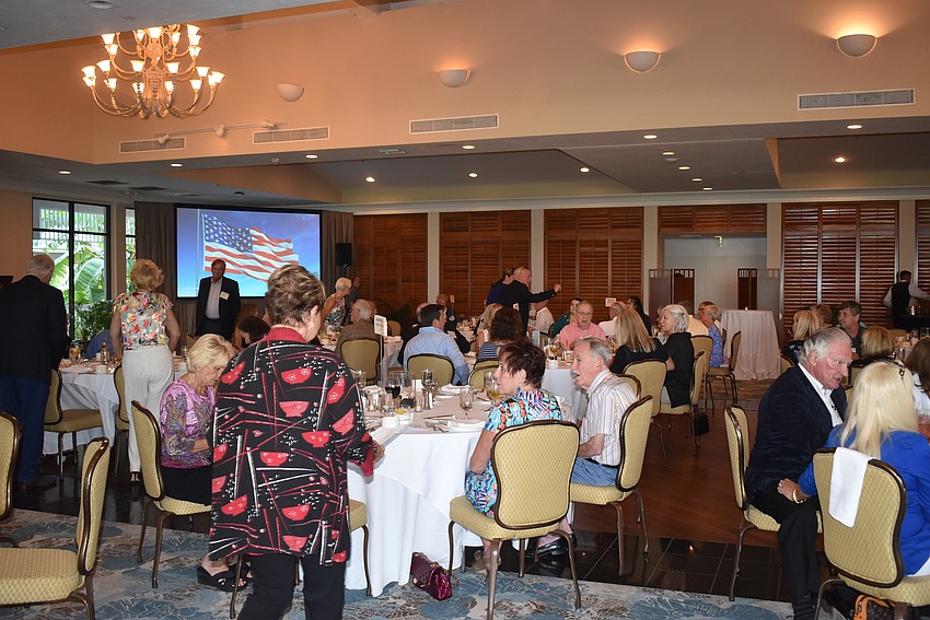The Harbourside Dining Room was the venue for the evening.