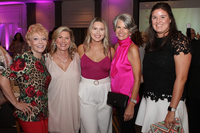 Elisabeth Waters, Tammy and Sarah Karp, Sally Schule and Rachel Williamson