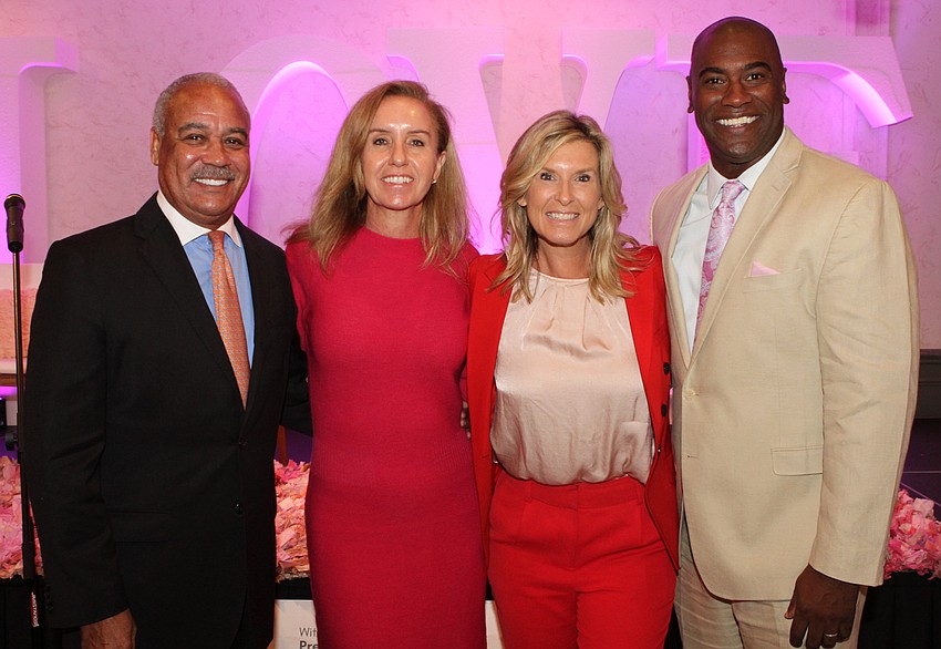 Visible Men Academy founders Louis Parker,  Cindy Cavallaro Day, Shannon Rohrer-Phillips and Neil Phillips