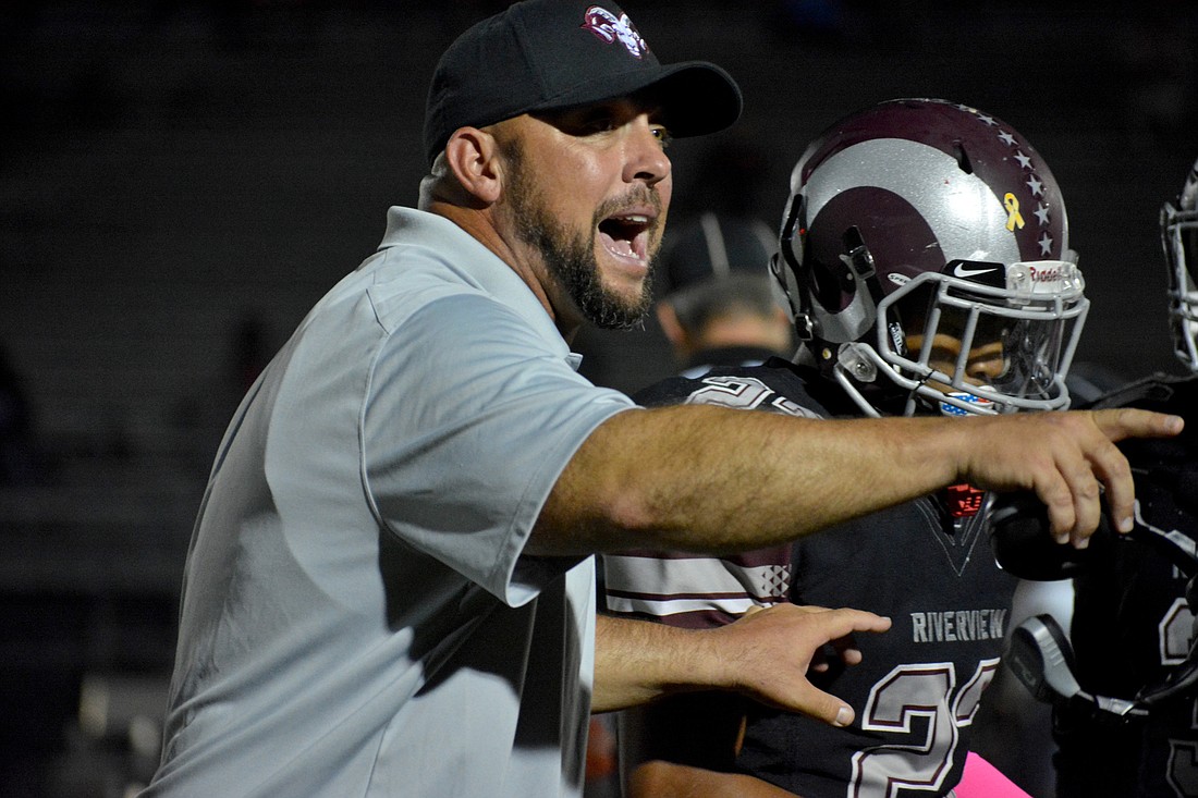Riverview coach Josh Smithers is entering his seventh season with the Rams.