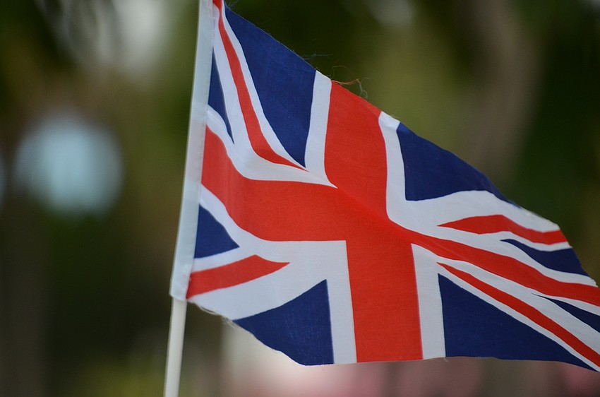 Union Jacks weren t hard to find in St. Armands Circle.