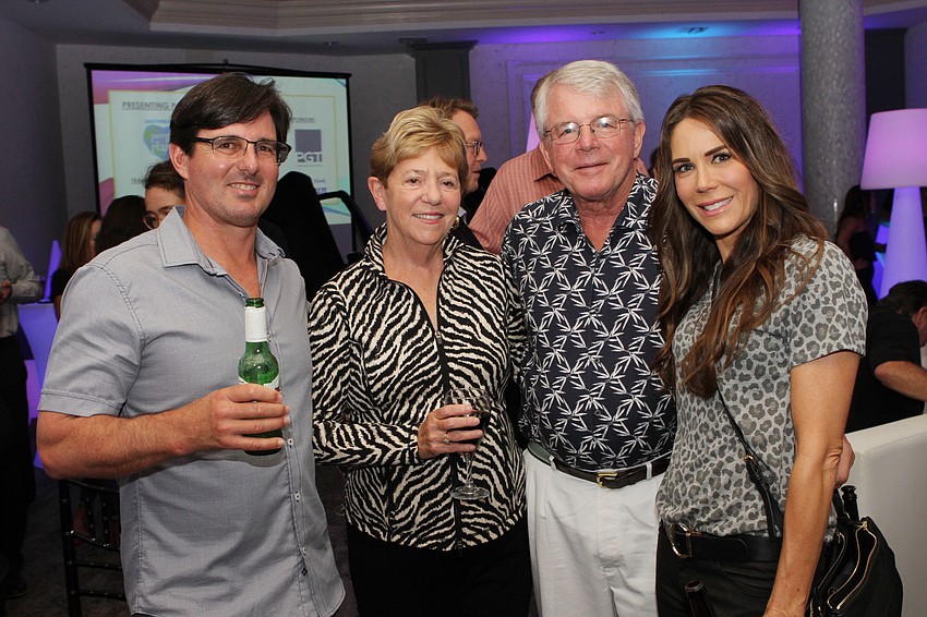 Paul Tarantino, Sue and Charlie Wilson and Courney Tarantino