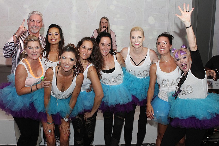 The #CiaoBellas — consisting of Tammy Karp, Umbreen Khalidi-Majeed, Donna Koffman, Melissa Morsli, Ashley Kozel, Lauren Bermudez, Shari Phillips and Elisabeth Waters - won this year's Amazing Raise scavenger hunt.