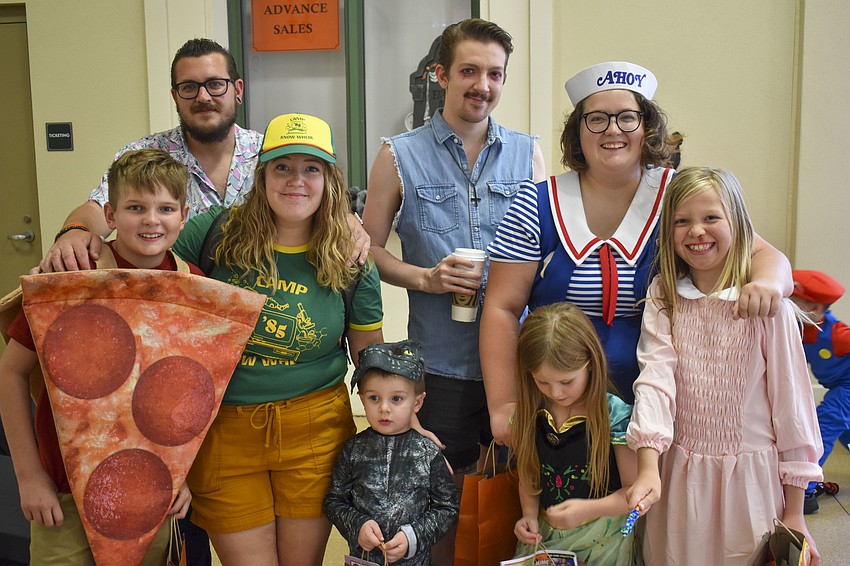 Carter Keel, Ryan Parr, Taylor Dailey, Jaxson Tabar, Joshua Parr, Kylie Tabar, Hillary Parr and Madison Parr