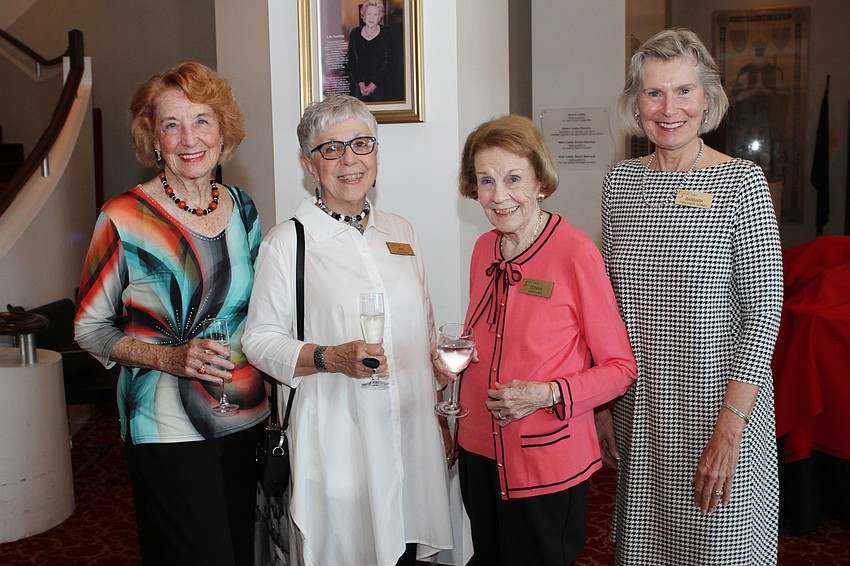 Bobbye Schott, Jane Sheridan, chairwoman Donna Maytham and Barbara Fischer Long