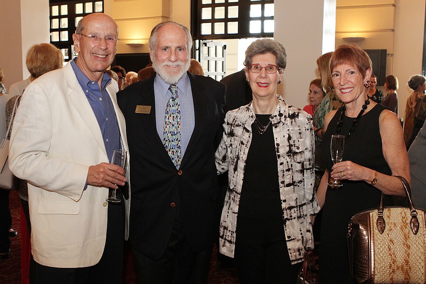 Jan Sirota, Board Chair Dick Johnson, Rose Marie Proietti and Alison Gardner