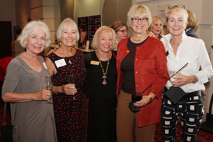 Zerbe Sodervik, Jane Reed, Micki Sellman, Marjorie Floyd and Caroline Amory