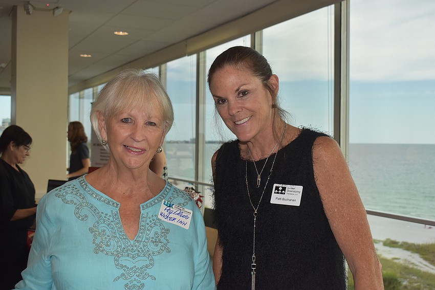 Peg Pluto and Patti Buchanan.