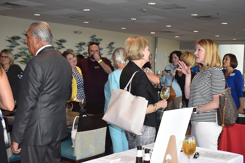 The room grew crowded as the event wore on.