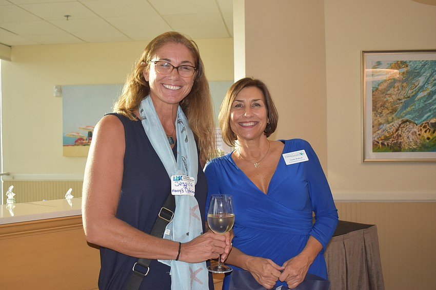 Jessica Stevens and Sandy Brabeck.