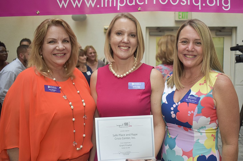 Lori Rogers, Jessica Hays and Mary Ellen Mancin represent Safe Place and Rape Crisis Center, Inc.