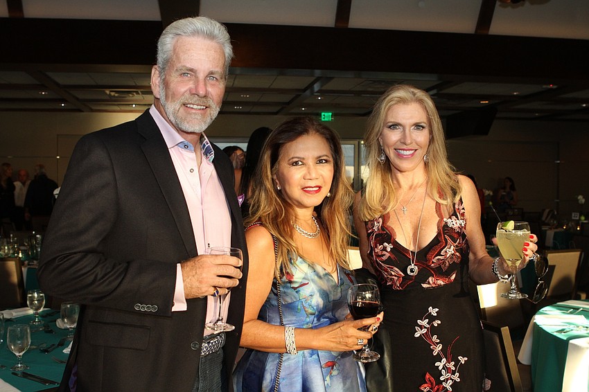 Keith and Evella Feldhacker with Caroline Wetherington