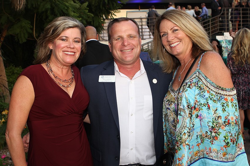 Robyn Sadlo, Boys & Girls Clubs of Sarasota County President Bill Sadlo and Janet Sperling
