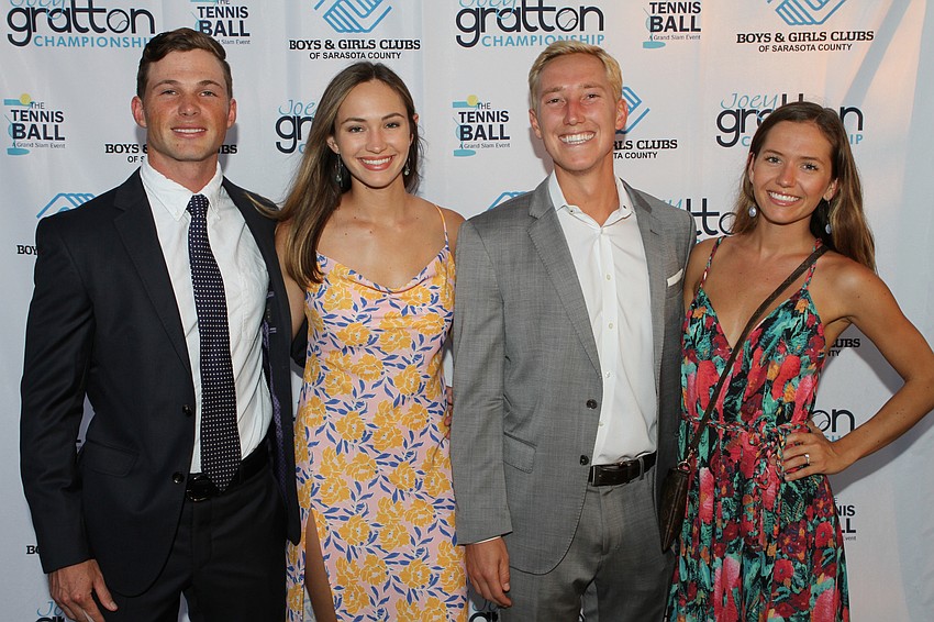 Casey Gunderson, Amanda Rosenberg, Tom Johnson and Emma Moore