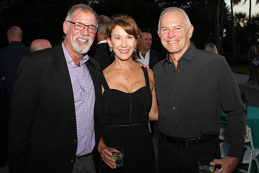 Marc Pelletz with Gray and Mike Swor