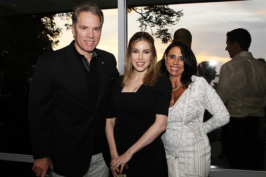 Neil and Katie McCurry with Varinia Van Ness