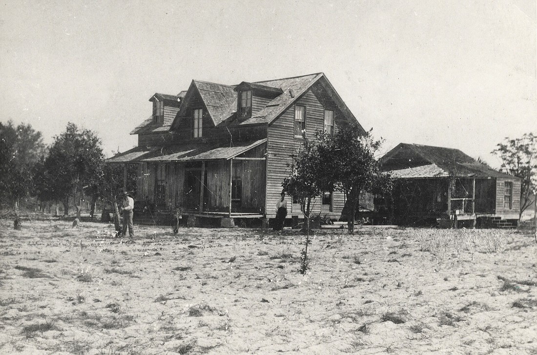 The Bidwell-Wood House is rumored to be where the murder of postmaster Charles Abbe was planned. Photo courtesy Sarasota County Historical Resources.