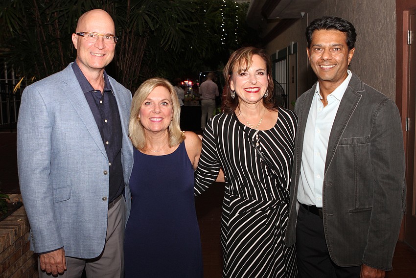 Lou and Terri Demas with Margherita and Moe Charania