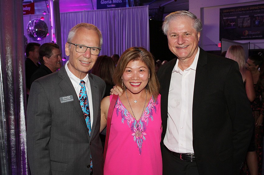 Executive Director Steven High with Tina and Dan Napoli