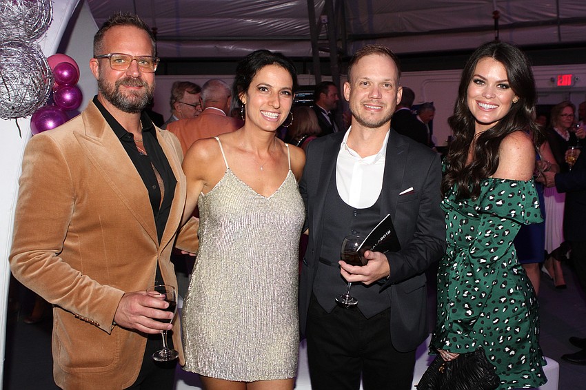 Dave and Kyla Weiner with Jeffrey and Katie Jones