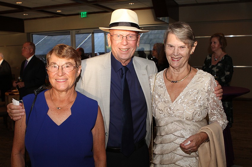 Barbara Archbold with Terence and Valerie Osborne
