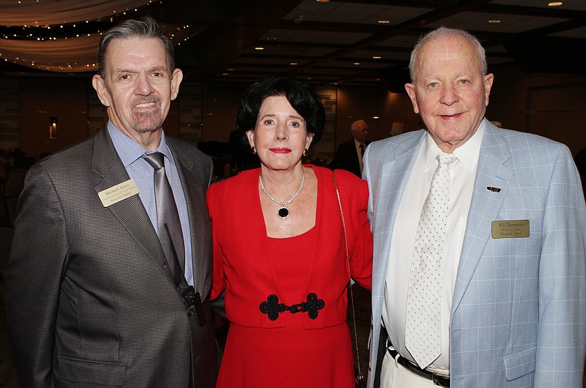 Michael Ayres with Rebecca and Bill Tompkins