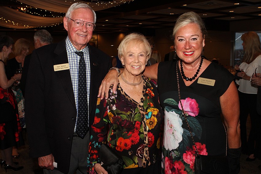 Stan and Alma Abshier with Lana Mullen
