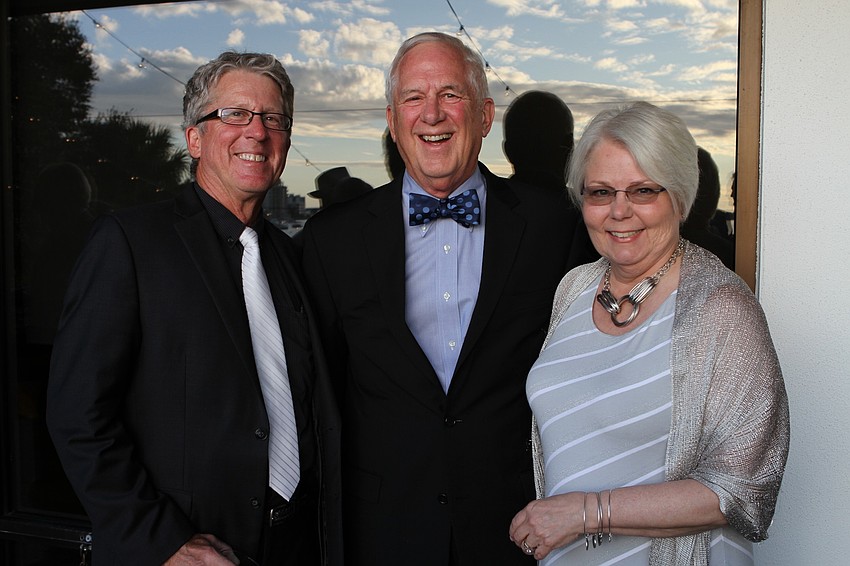 Rich Ridenour with Steve and Lynn Blackledge