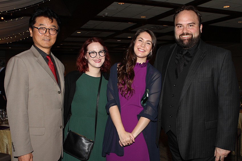 Performers Young Bok Kim, Lindsay Woodward, Hanna Brammer and William Davenport
