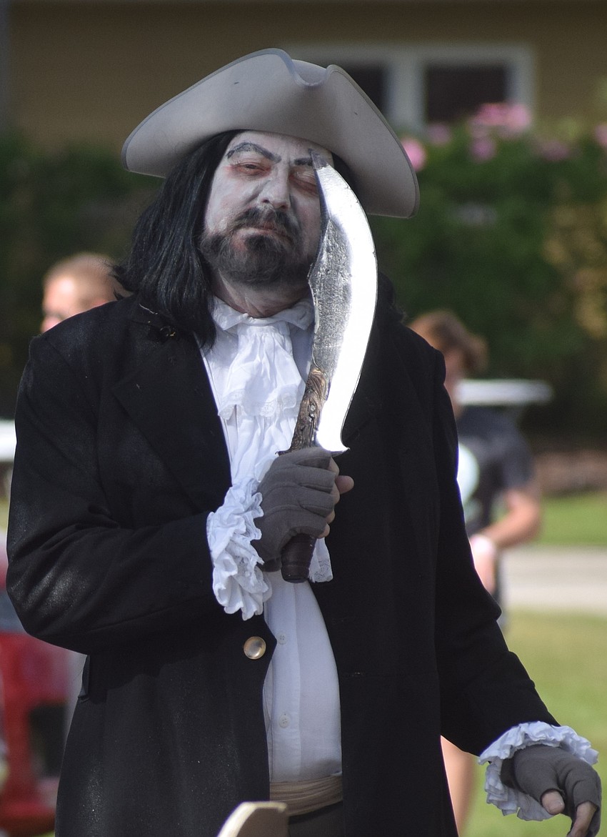 Captain Kidd (Derek Dutcher) might reconsider the way he scratches his eyelid.