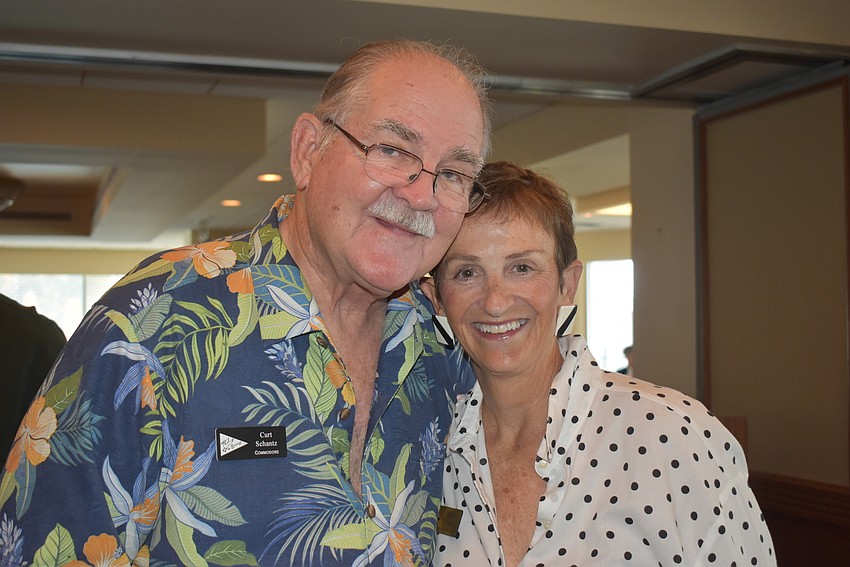 Commodore Curtiss Schantz and wife Martha.