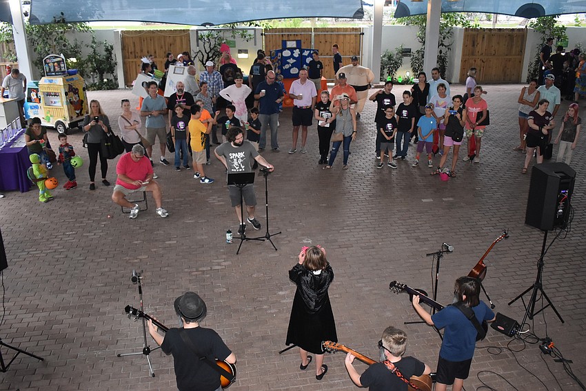 Everyone Rocks entertained the crowd.