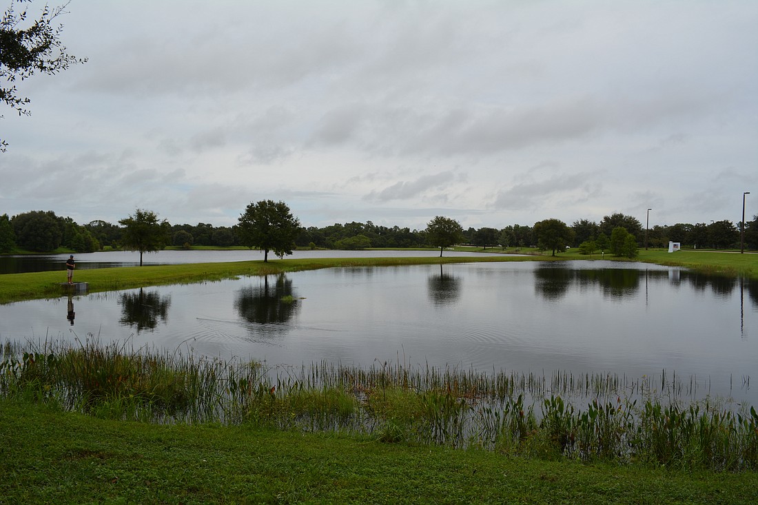 Lakewood Ranch ponds are used to collect stormwater runoff.
