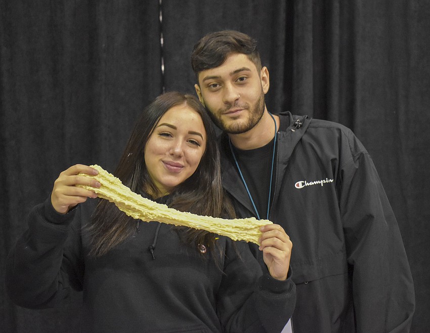 Nicolette Waltzer and Tyler Bastidas from Glitter Slime.