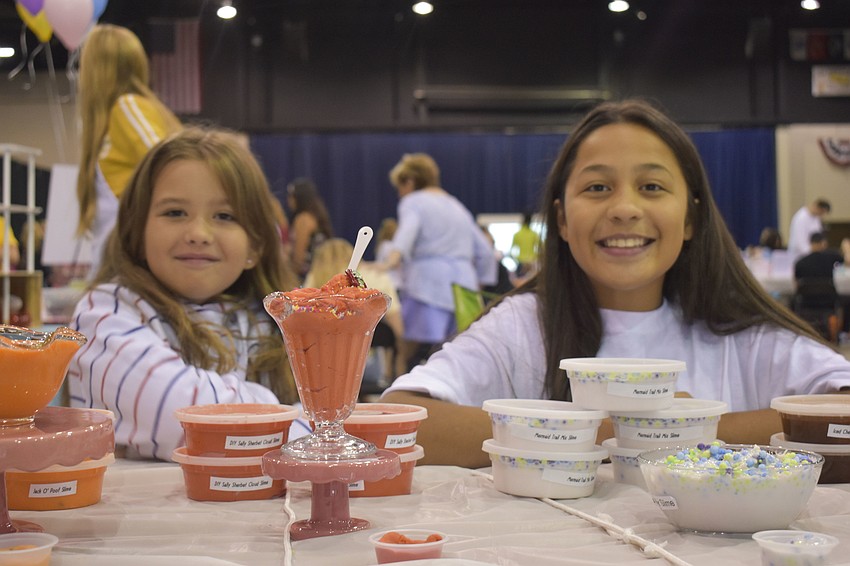 Tonya Smith Borja and Sarah Disla Borja from SarBear Slime.