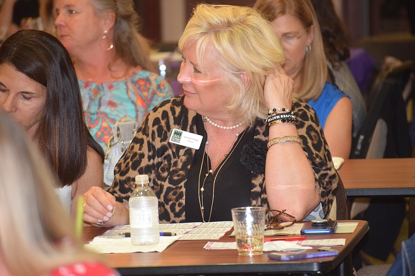 Maribeth Phillips, the CEO and President of Meals on Wheels PLUS, supported the cause and got in a little Bingo.