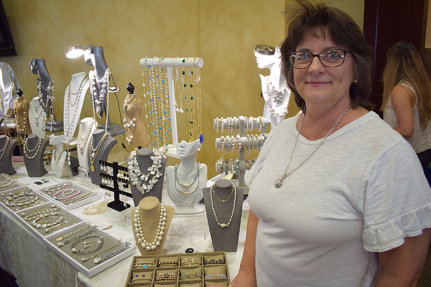 Barb McSweeney was donating 20% of her sales of Barb McSweeney Jewelry at the event to Sisterhood for Good.