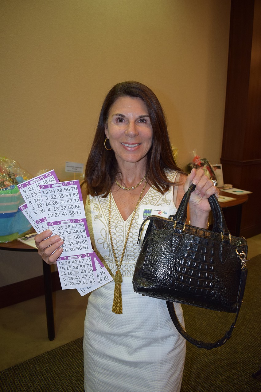 Bambi Forristall, the Meals on Wheels PLUS chair and president of Forristall Enterprises, was hoping to upgrade her purse at Designer Bag Bingo.