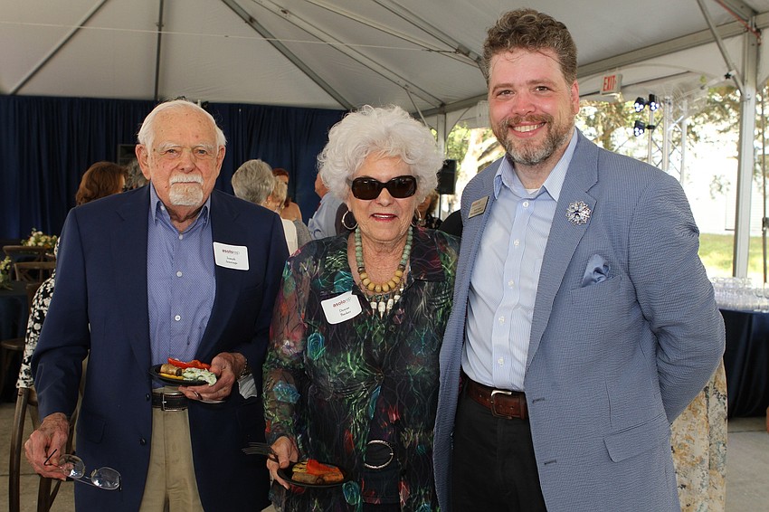 Joseph Jennings and Denise Barker with Scott Guinn