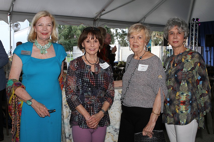 Ann Charters, Nancy Blackburn, Pam Anderson and Sandra Miranda