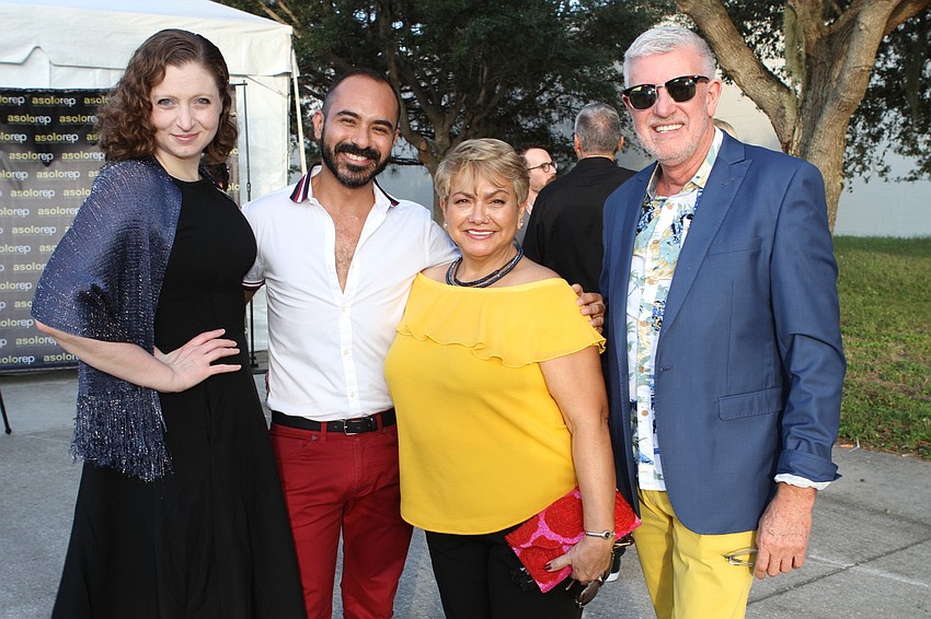 Associate Artistic Director Celine Rosenthal, Orlando Sanchez, Amparo Pacheco and Producing Artistic Director Michael Donald Edwards