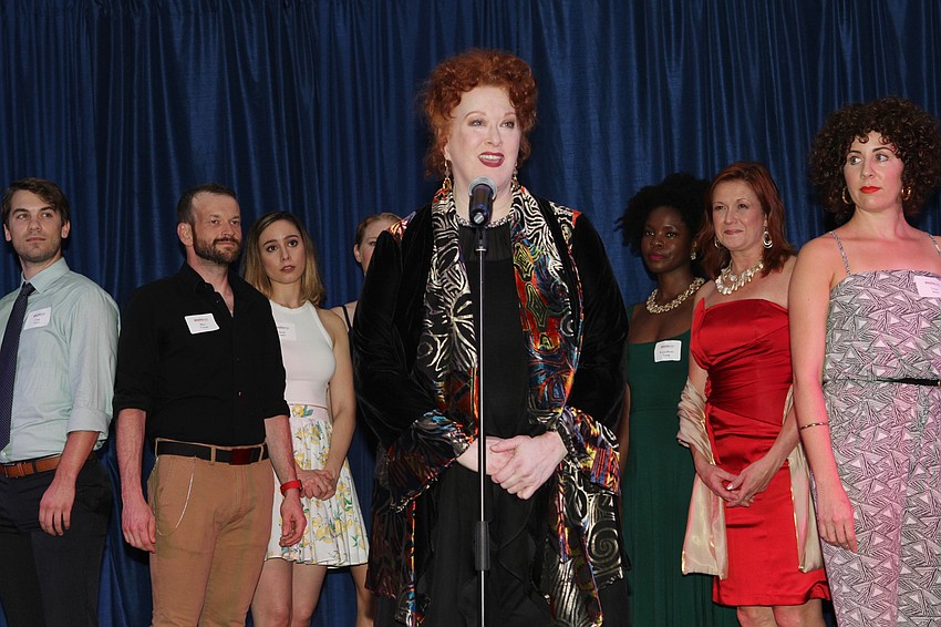 Liz McCartney took to the stage with 'The Sound of Music' cast