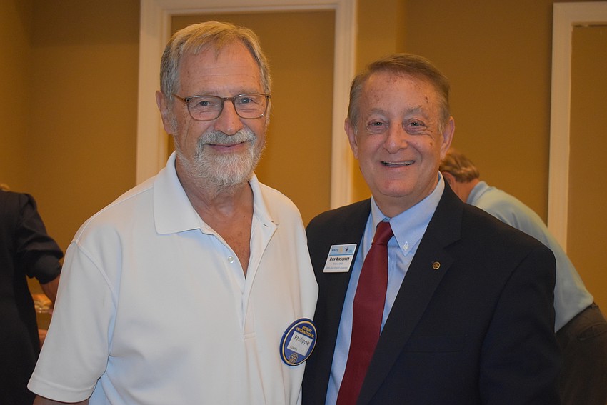 Philippe Koenig, husband of late club founder Sydelle Pittas, and Rich Kirschner